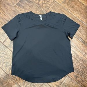 Lululemon size 10 gray high neck running & training t shirt